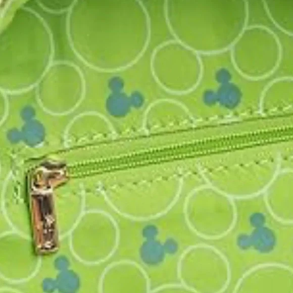 Loungefly Disney Minnie Mouse Classic series Emerald  Iridescent BP New! - Picture 4 of 13